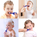 Cepillo de dientes de silicona seguro para bebés cepillo de dientes de dedo bebé